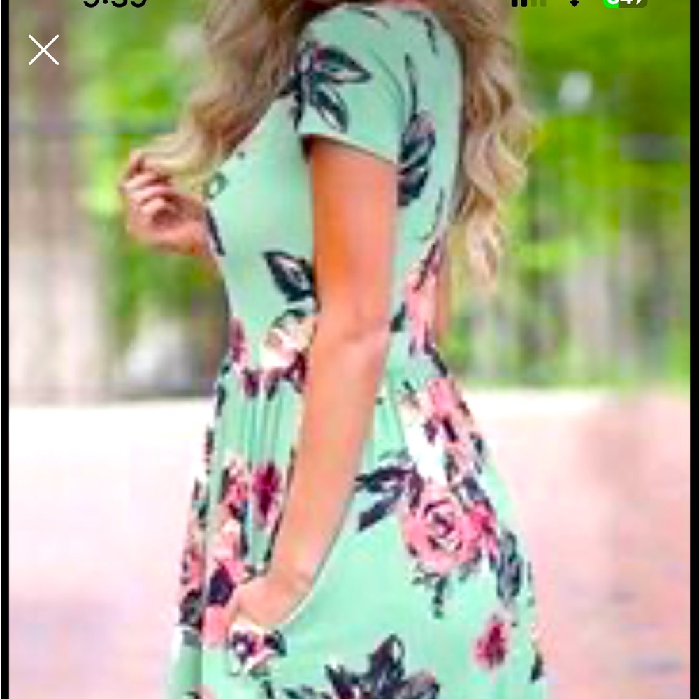 Floral maxi dress